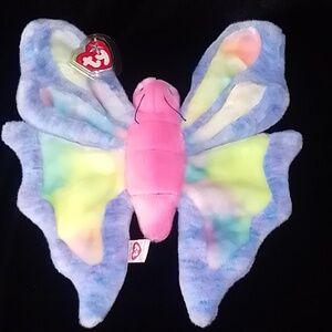 Ty Beanie Buddy Flitter The Butterfly  2000